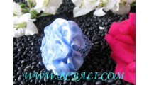 Fabric Finger Ring Flower